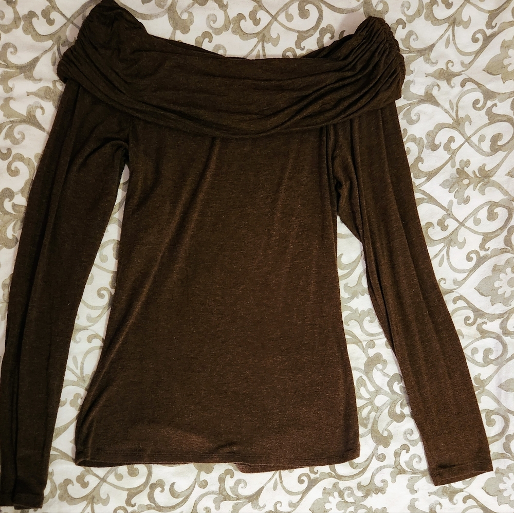 MAX STUDIO OFF THE SHOULDERS BLOUSE-M